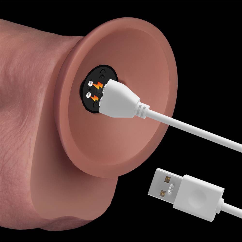 12'' Vibrating Dual Density Power Cock