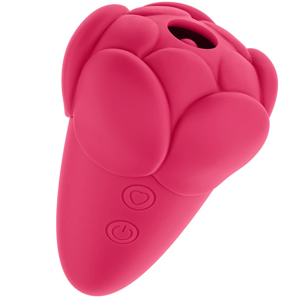 Flicker Rechargeable Vibrator-Rose Red