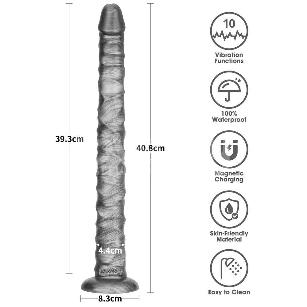 16" King Sized Vibrating Vibrax Slider