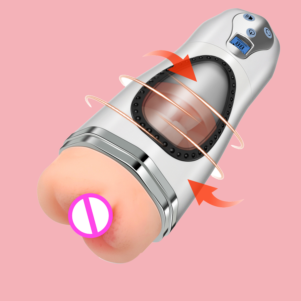 360° high-speed rotating strong sucking male masturbator