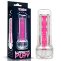 8.5'' Glow in the Dark Masturbator - Pink Glow
