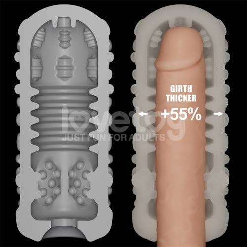 Knights Ring Vibrating Dual Purpose Sleeve-Drip