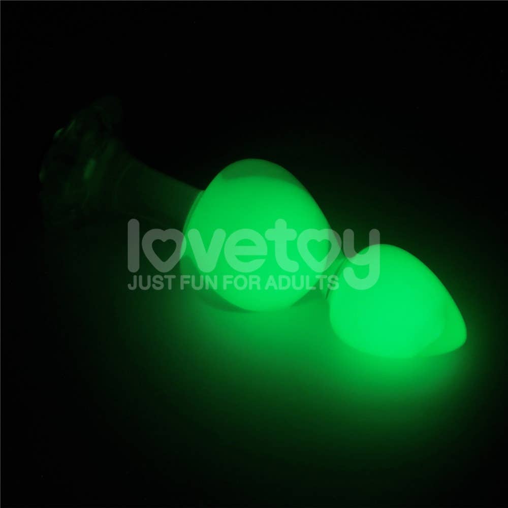 Gemoria Silicone Butt Plug (Glow-In-The-Dark)