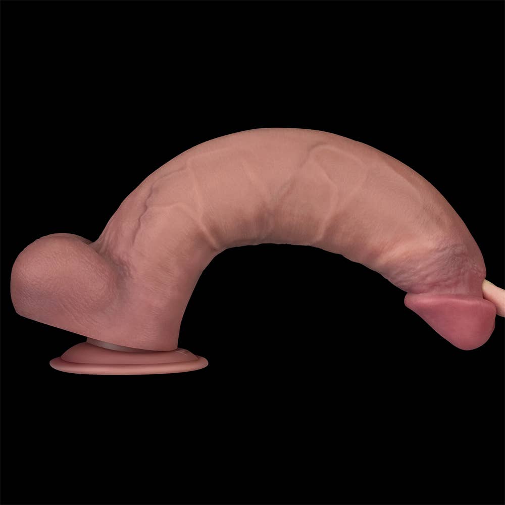 12'' Vibrating Dual Density Power Cock
