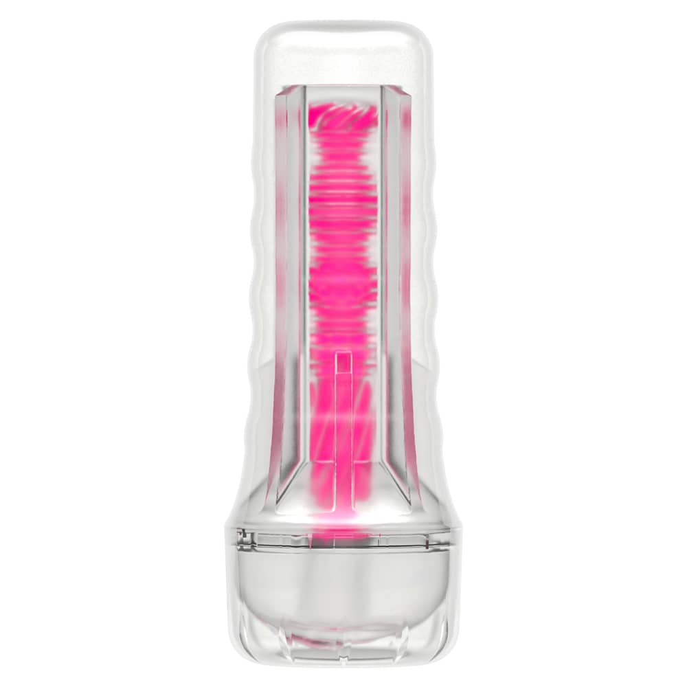 8.5'' Glow in the Dark Masturbator - Pink Glow