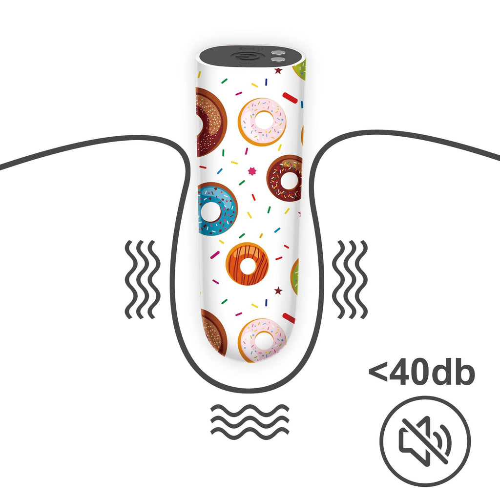 Mini Bullet Vibrator Rechargeable Donuts Massager