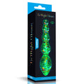 Glow in the dark Twilight Gleam Glass Dildo-Tantalizing Orbs