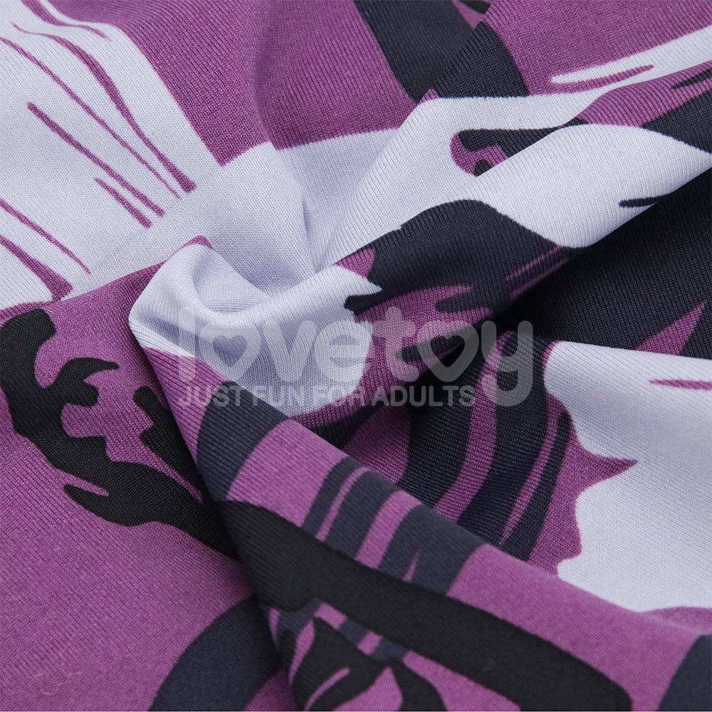 Purple Unisex Strap on Harness