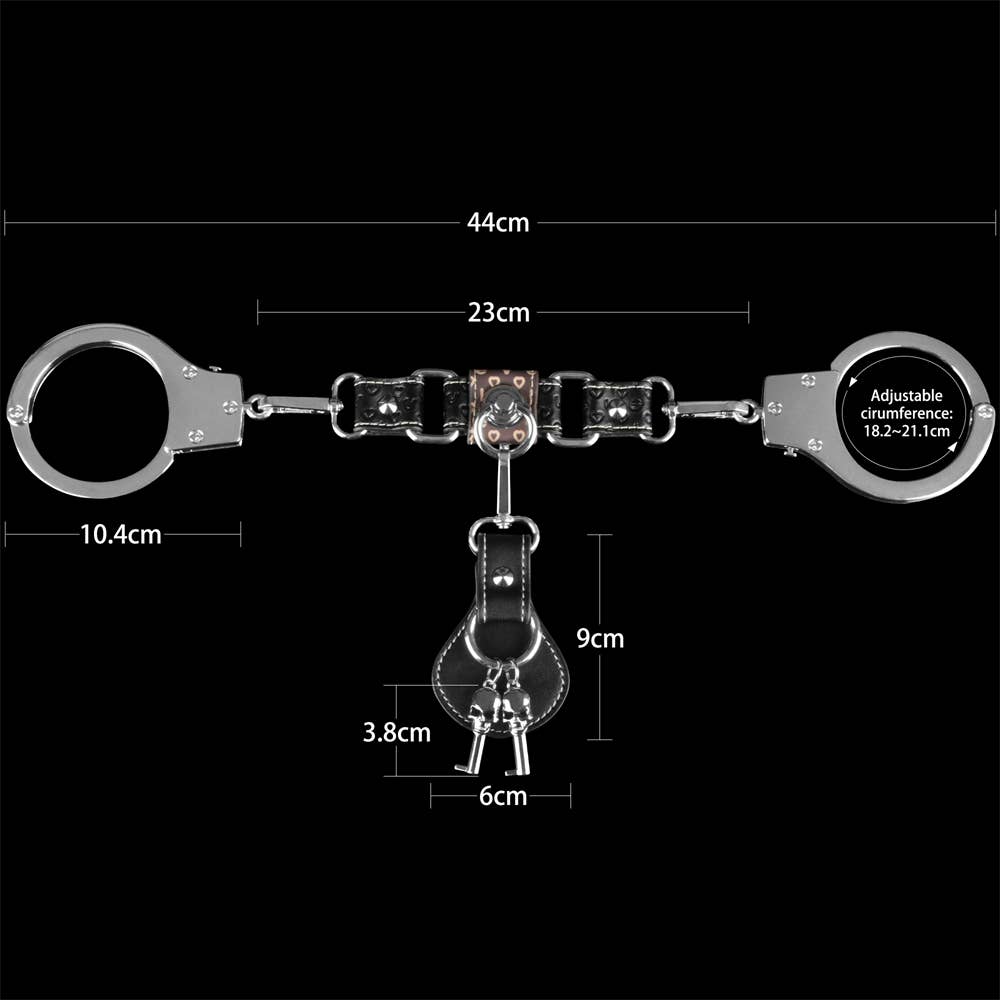 Rebellion Reign Heavy Metal Handcuffs (Silver)