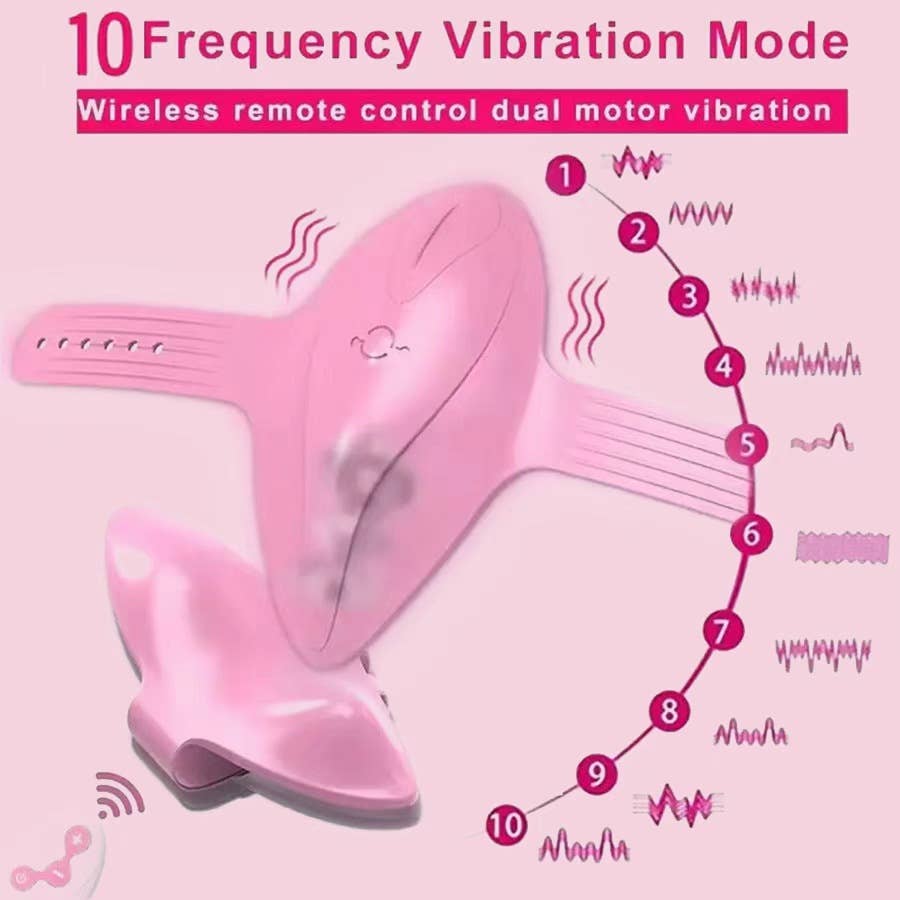 10-frequency wearable vibrator