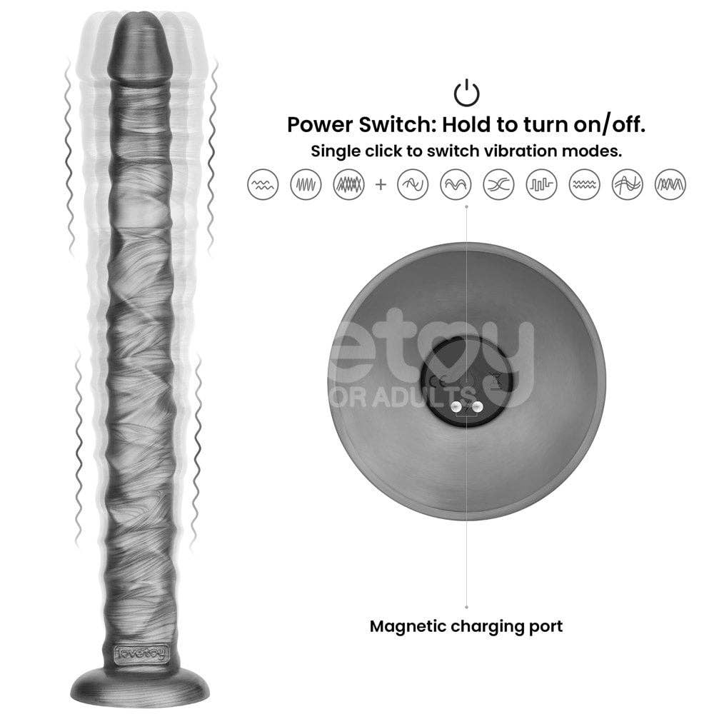 16" King Sized Vibrating Vibrax Slider