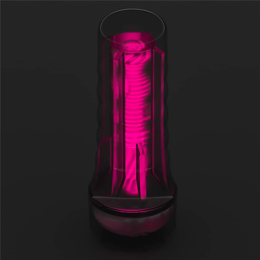8.5'' Glow in the Dark Masturbator - Pink Glow