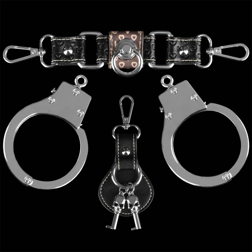 Rebellion Reign Heavy Metal Handcuffs (Silver)