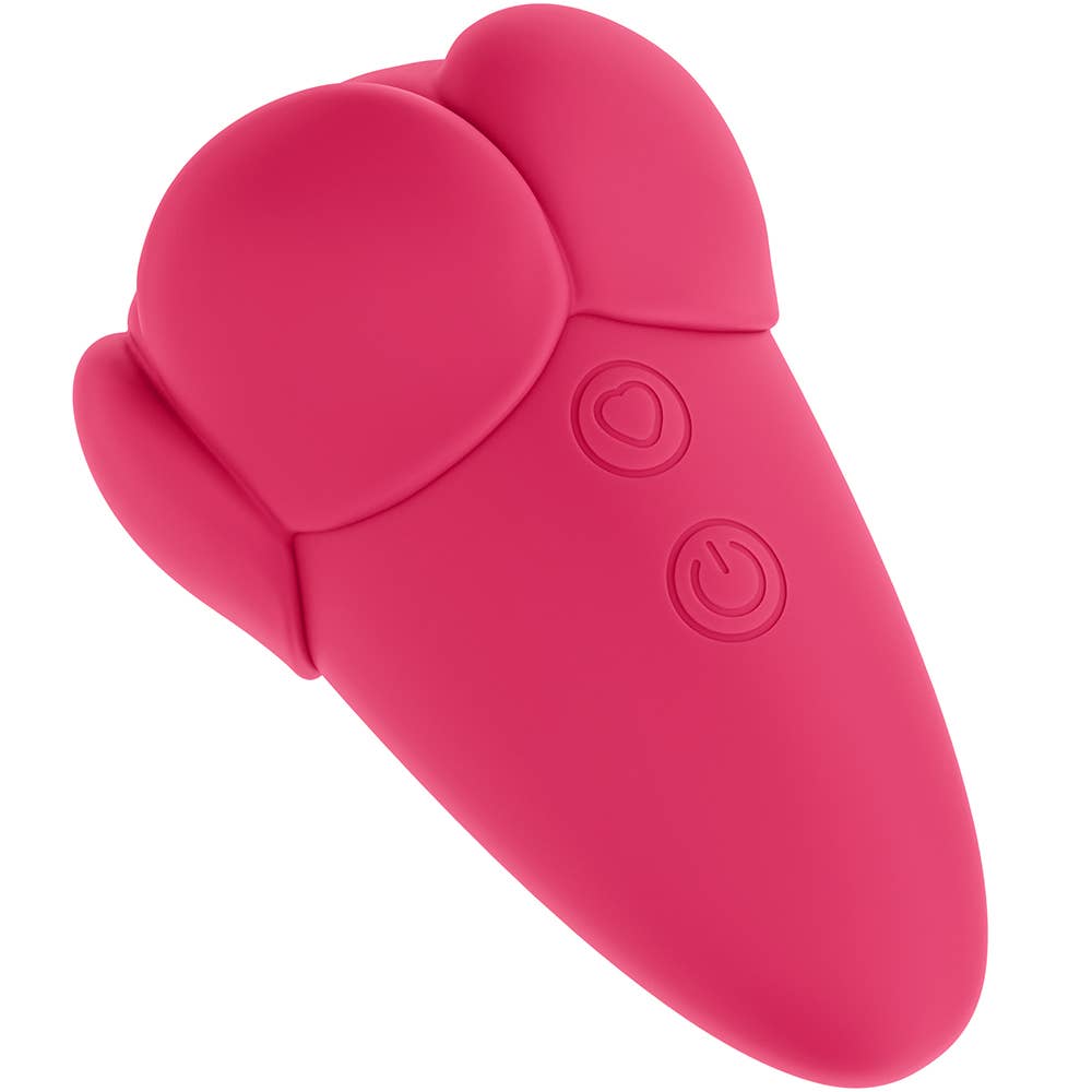 Flicker Rechargeable Vibrator-Rose Red