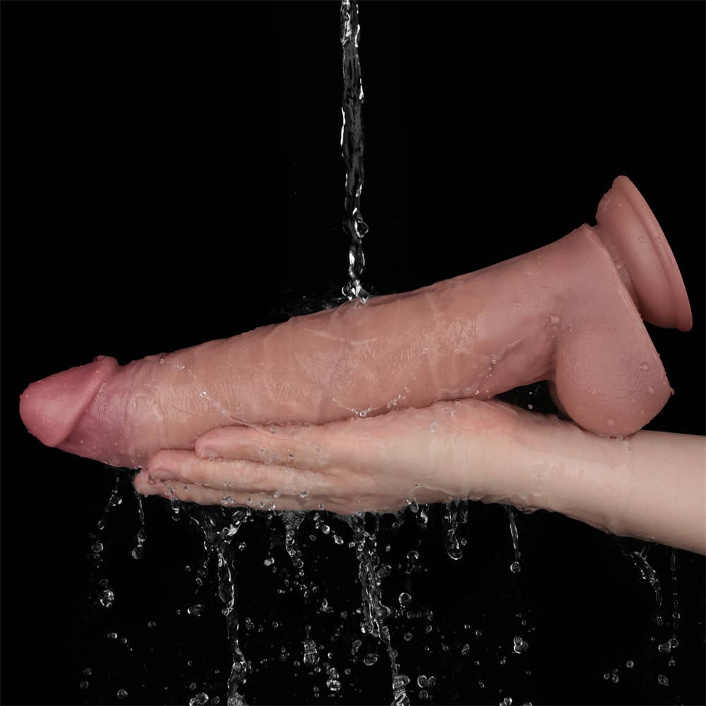 12'' Vibrating Dual Density Power Cock
